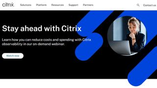 Website screenshot for Citrix Endpoint Management (October 2024)