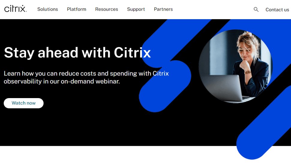 Website screenshot for Citrix Endpoint Management (October 2024)