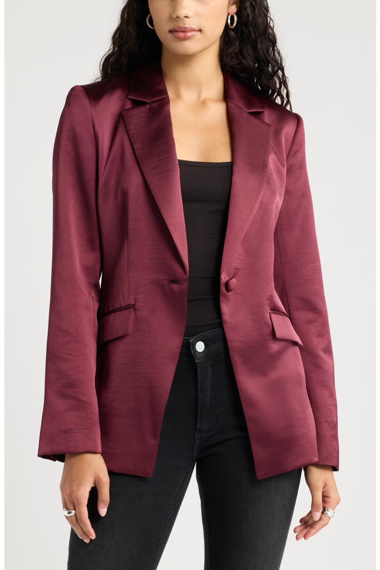 Satin Blazer