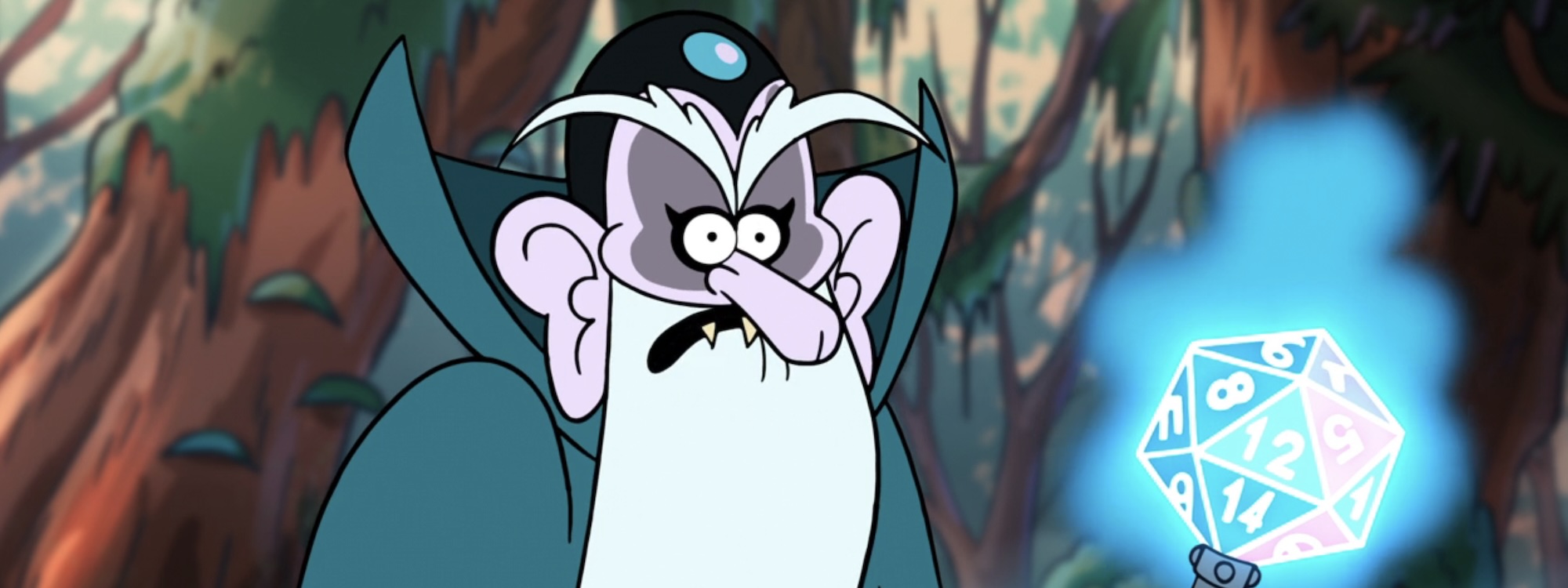 Probabilitor holding dice wand in Gravity Falls Season 2