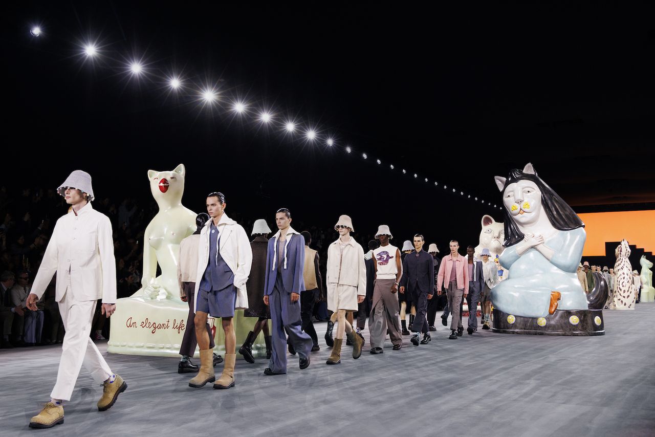 Dior Men runway show finale at Paris Fashion Week Men’s S/S 2025