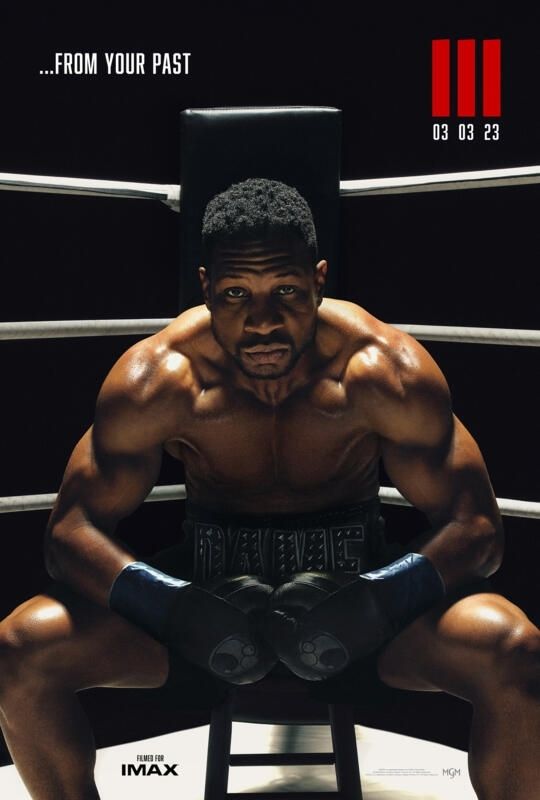 Jonathan Majors Creed III poster