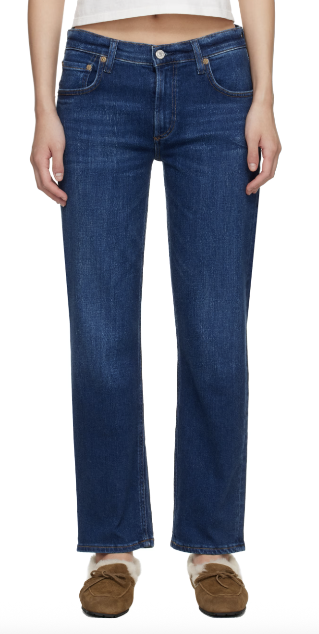 Citizens of Humanity, Blue Anissa Straight Leg Jeans