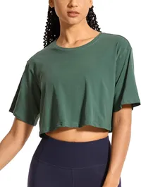 CRZ YOGA Pima Cotton Workout Crop Top (Women's): was $24 now from $20 @ Amazon