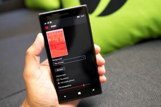 Windows 10 Mobile Settings Starts