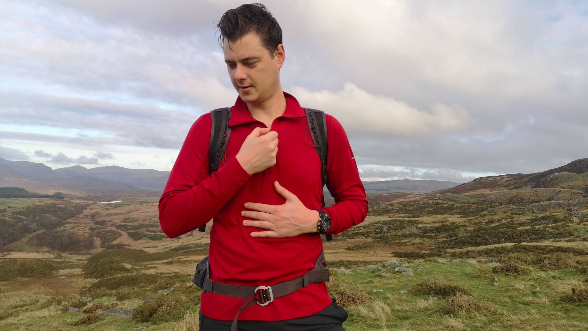 Arc'teryx Rho Hybrid Half Zip base layer review Advnture