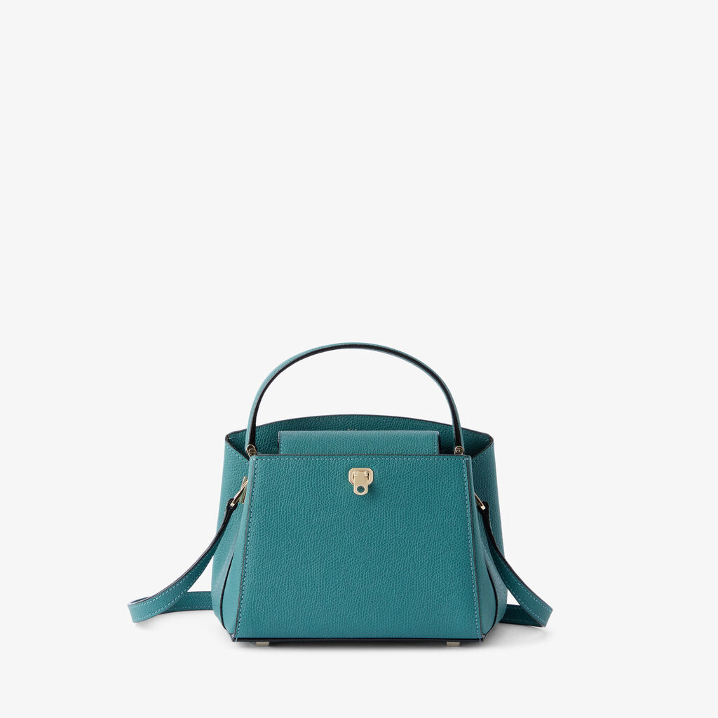 Brera Crossbody Micro Bag - Bottle - Millepunte Calf Leather