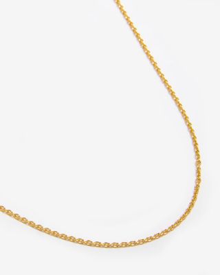 Gold Fine Chain Necklace