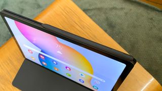 Samsung Galaxy Tab S6 Lite review - s-pen docked