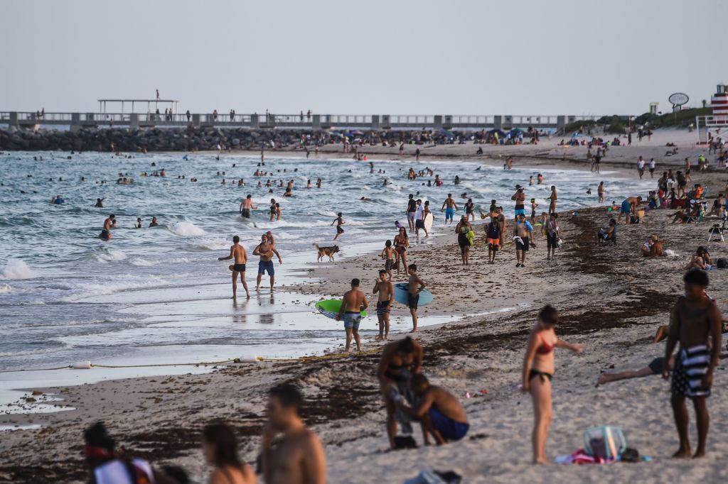 A beach in Florida.