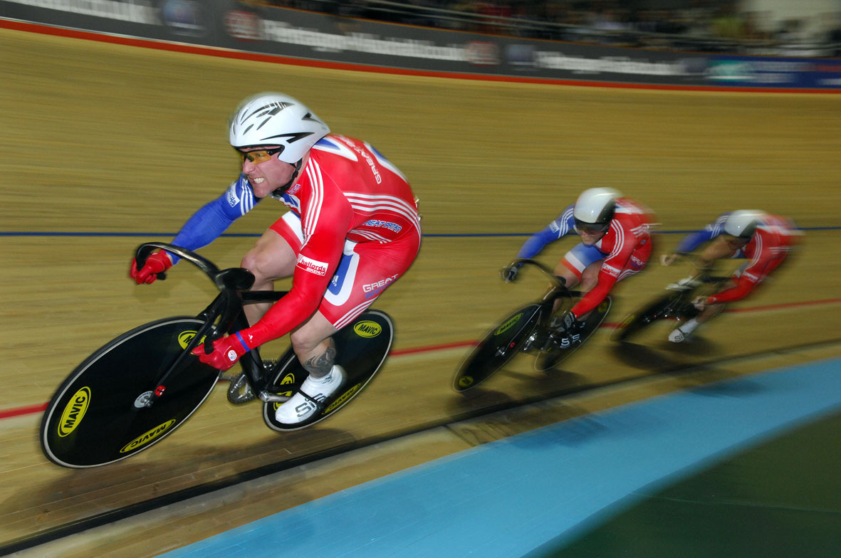 Great Britain team sprint trio