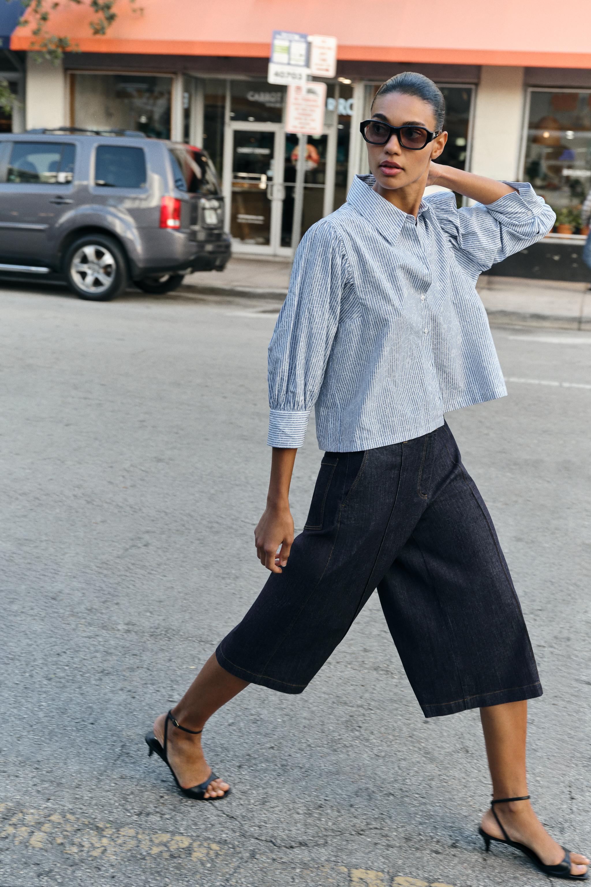 Z1975 Long Denim Bermuda Shorts