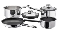 Stellar Stay Cool stainless steel 4-piece set on white background