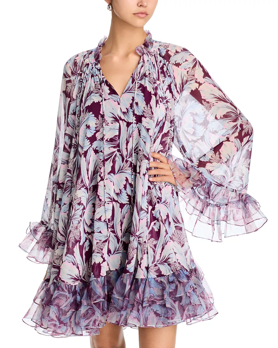 Multi Tulip Mini Dress