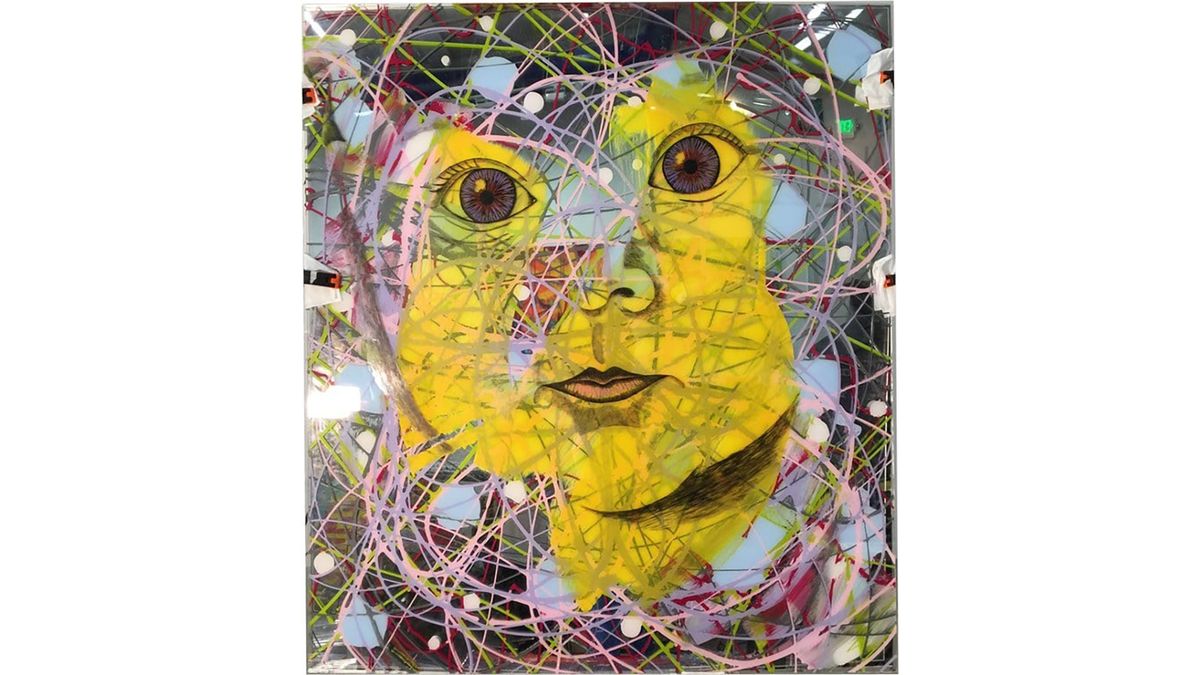 A selection of art by Jim Carrey.