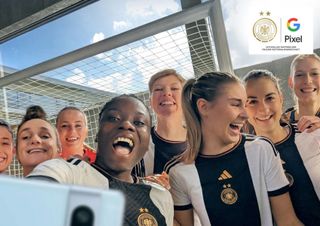 Google Pixel Frauenfußballweltmeisterschaft Aktion