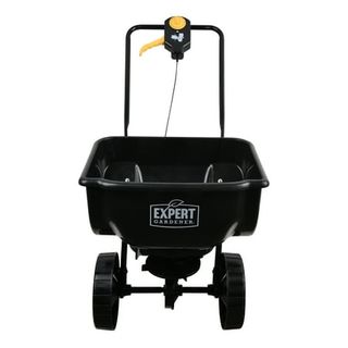 Expert Gardener 15000sq Ft Push Spreader, Black