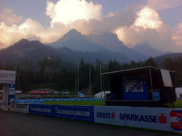 The views of the Alps are spectacular