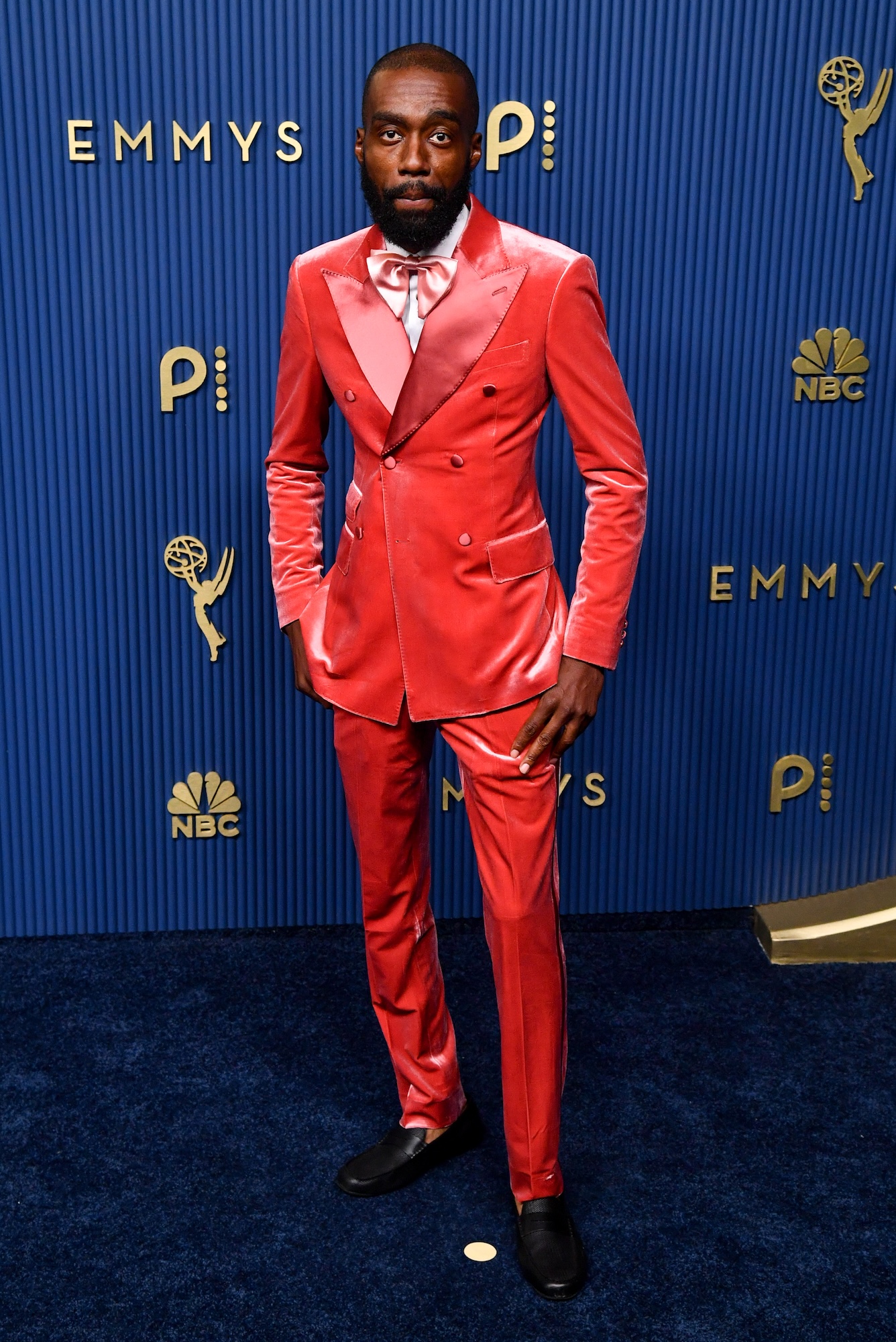 Corey Hendrix at the 78th Emmy Awards held at Peacock Theater on September 14, 2026 in Los Angeles, California. (Photo by Alberto Rodriguez/Deadline via Getty Images)