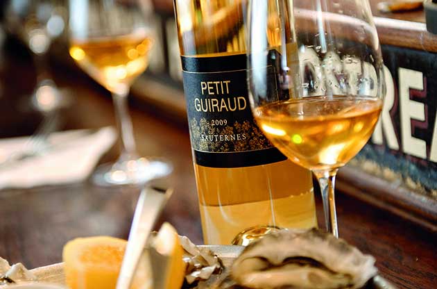 Sauternes, Sauternes and food pairing
