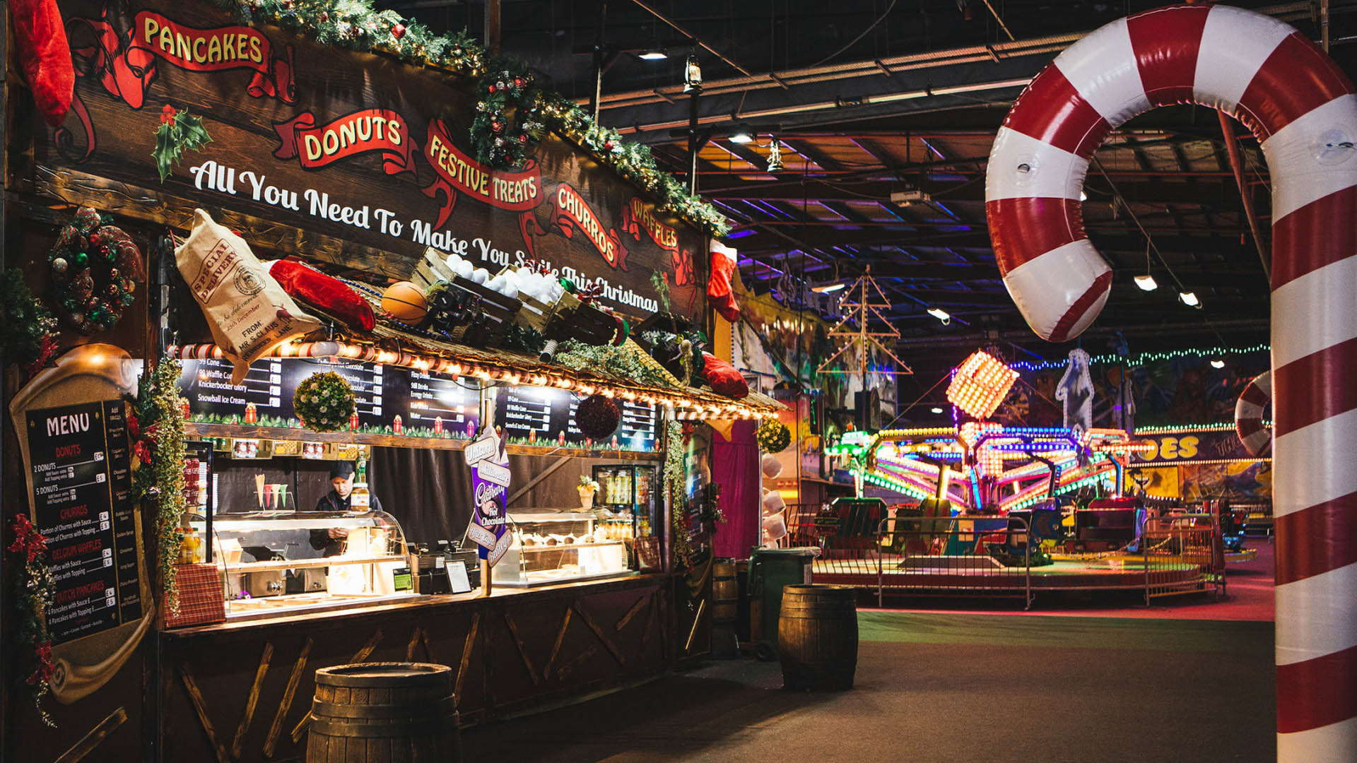 A 2025 photo of Winter Funland