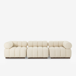 white modular sofa