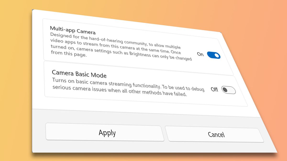 The Windows 11 developer build has an accessibility feature that allows a single webcam to be used in multiple apps at once, but it may be used more as a streaming tool.