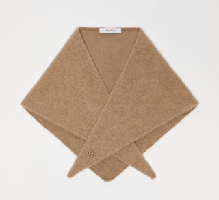 Max Mara Triangular Wool and Cashmere Scarf