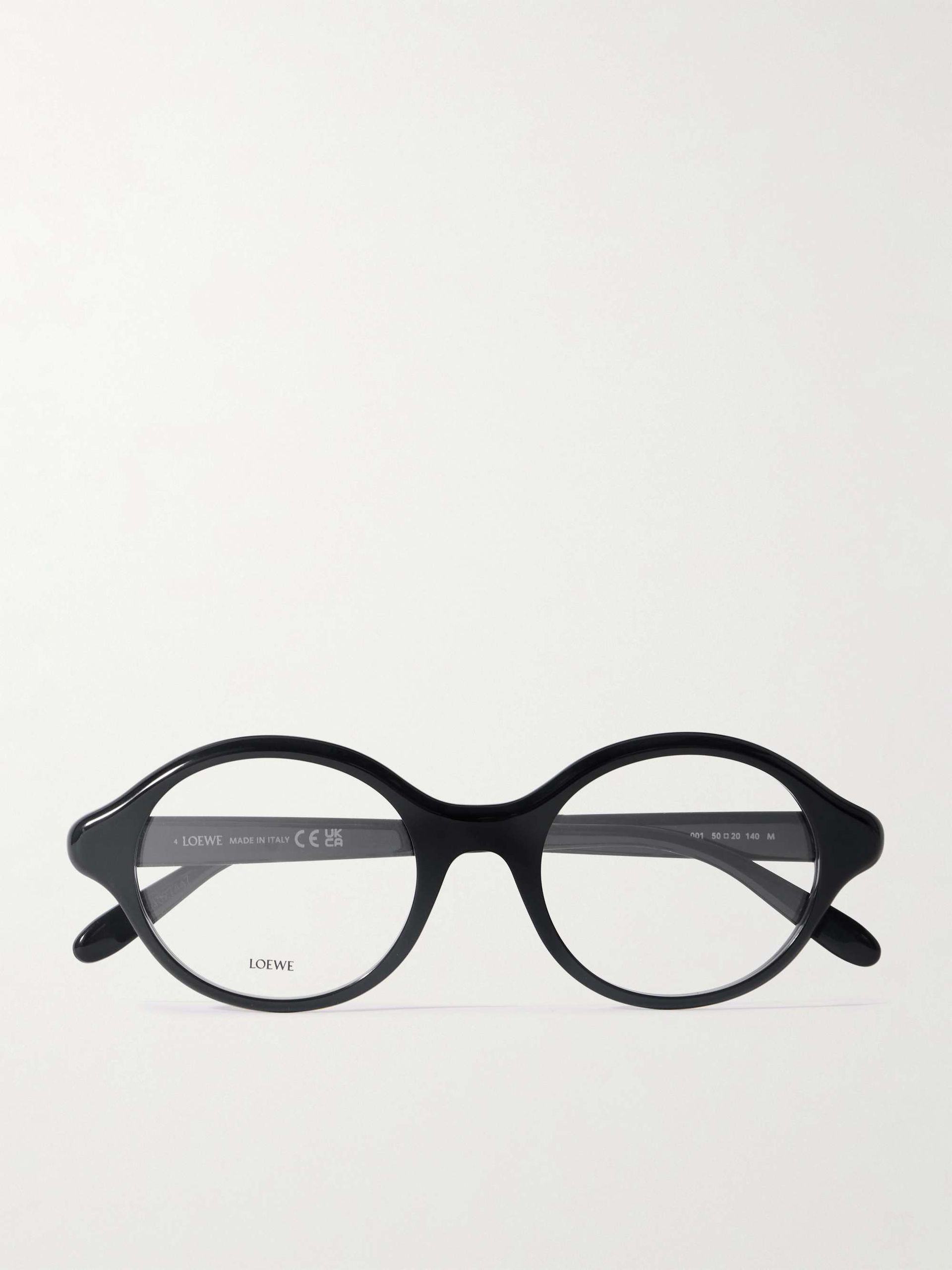 Round-Frame Acetate Optical Glasses