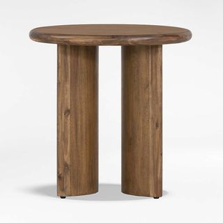 Panos acacia wood end table