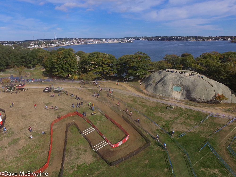The course at Stage Fort Park is right on the ocean