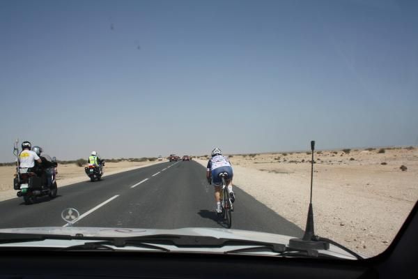 Road to nowhere. Valentina Bastianelli (Vaiano Solaritech) made a valiant but doomed breakaway attempt.