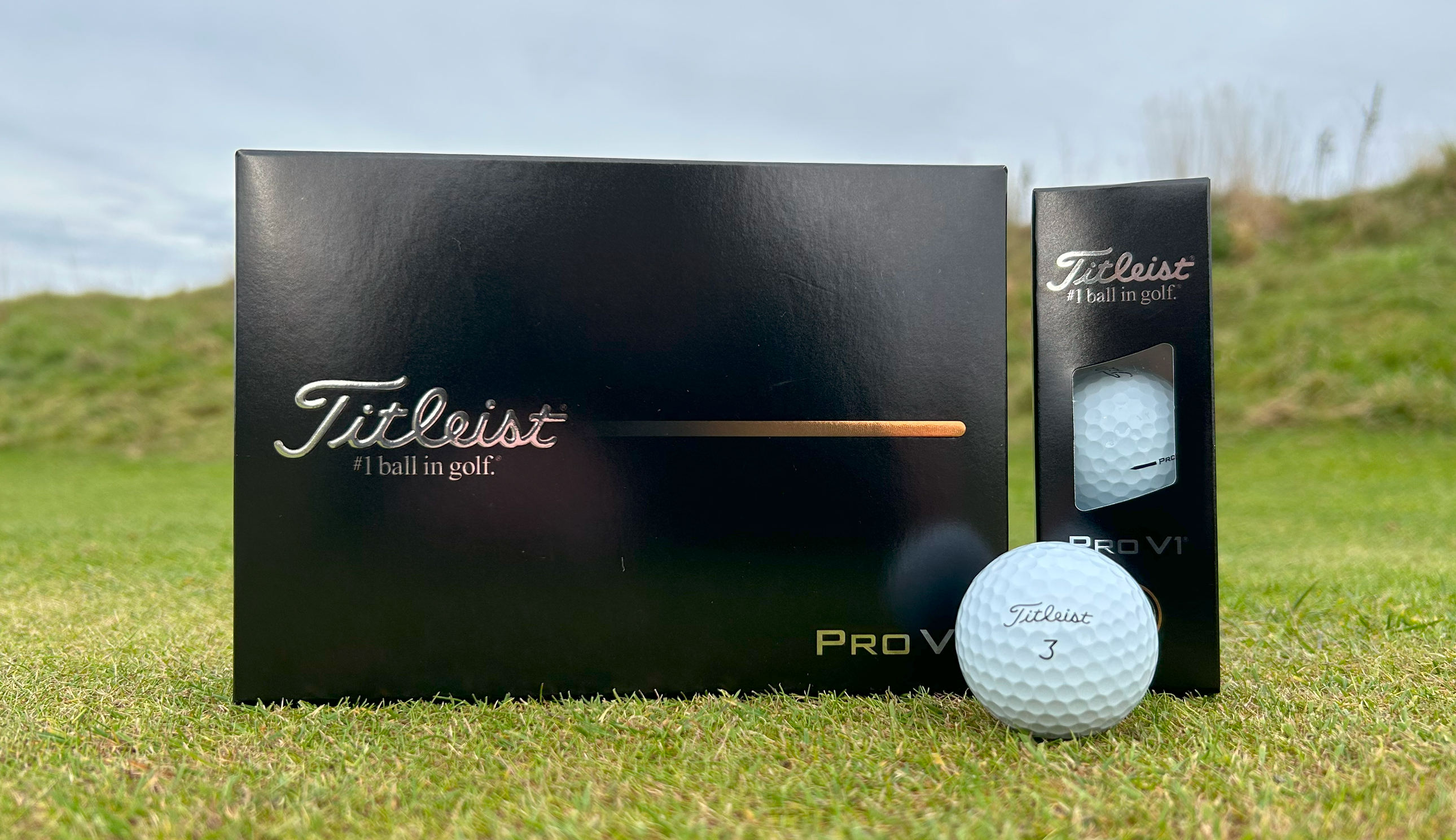 A generic shot of the Titleist Pro V1 golf ball