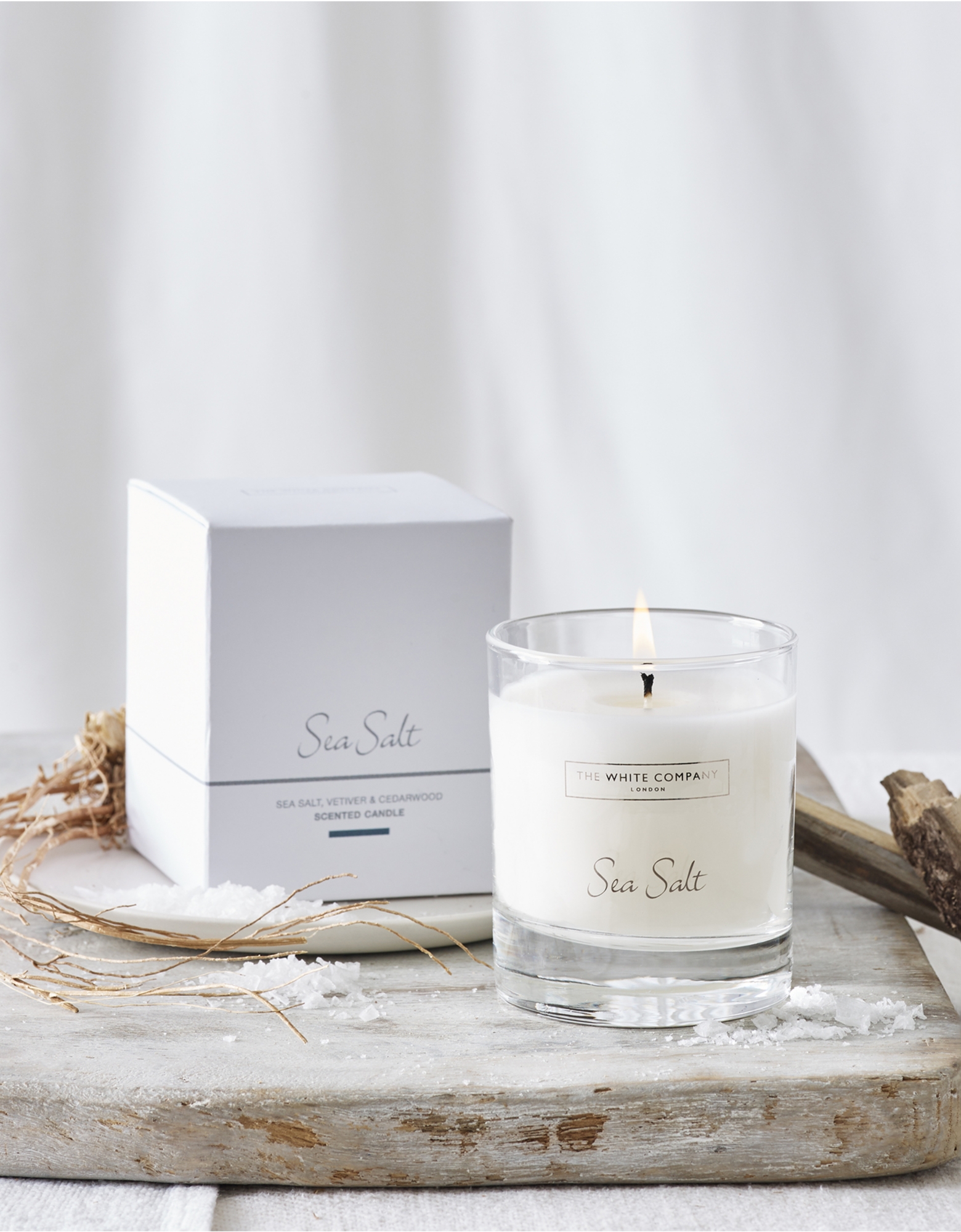 The White Company, Sea Salt Signature Candle
