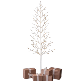 White Birch Twig Tree Micro LED Christmas Decoration Indoor Outdoor 5ft 6ft 7ft