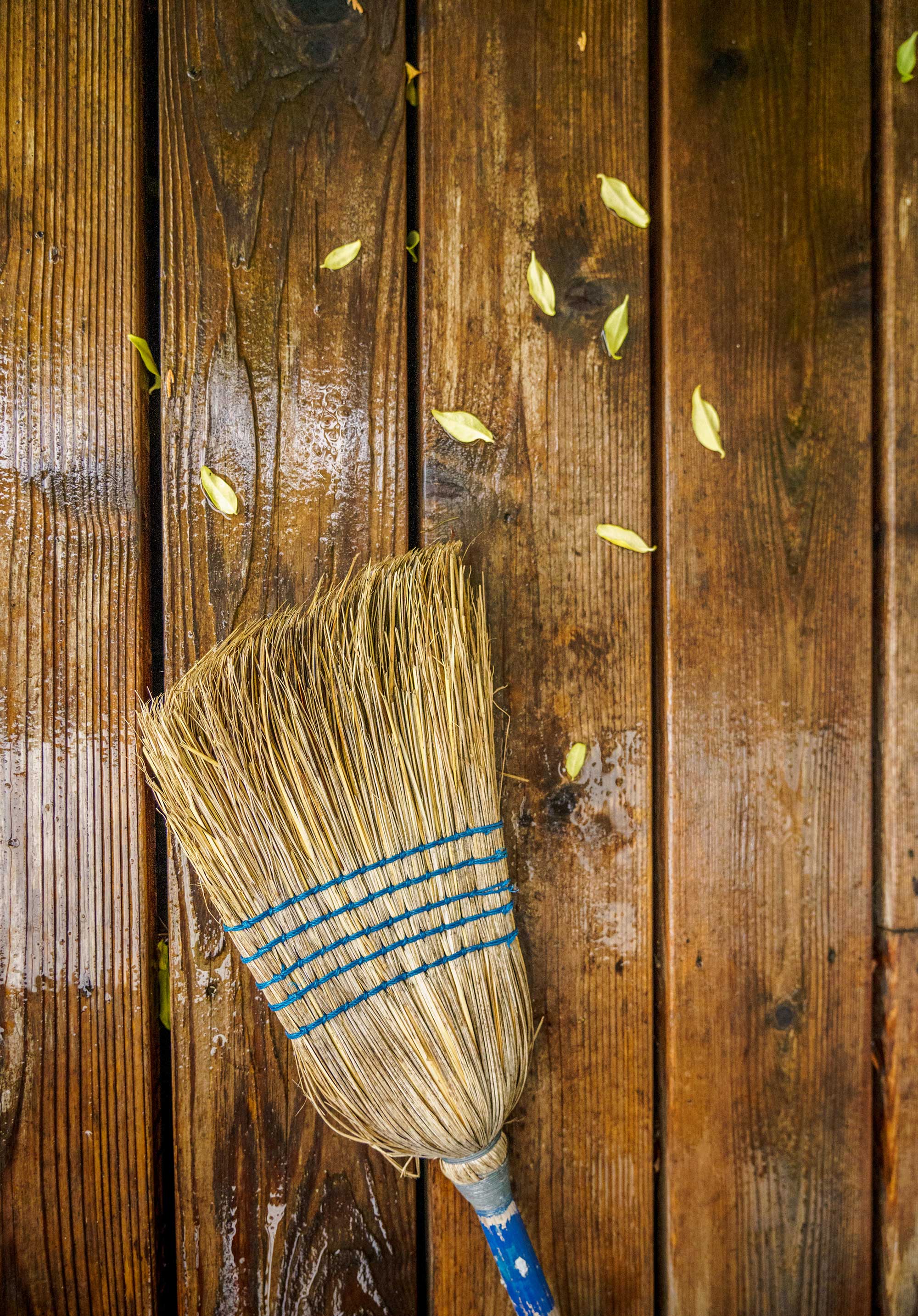 brush on decking