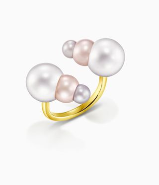 Pearl ring by Tasaki Melanie Georgacopoulos