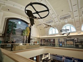 The inside of the Perth Museum as seen from the second floor