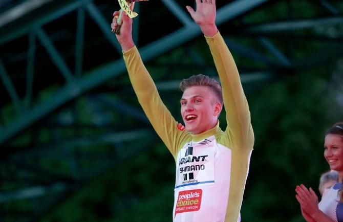 Marcel Kittel on the podium