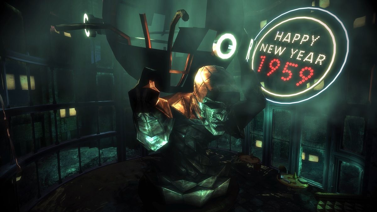 Bioshock New Years 1959 sign