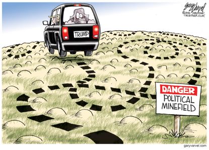 Political cartoon U.S. Trump GOP Politics