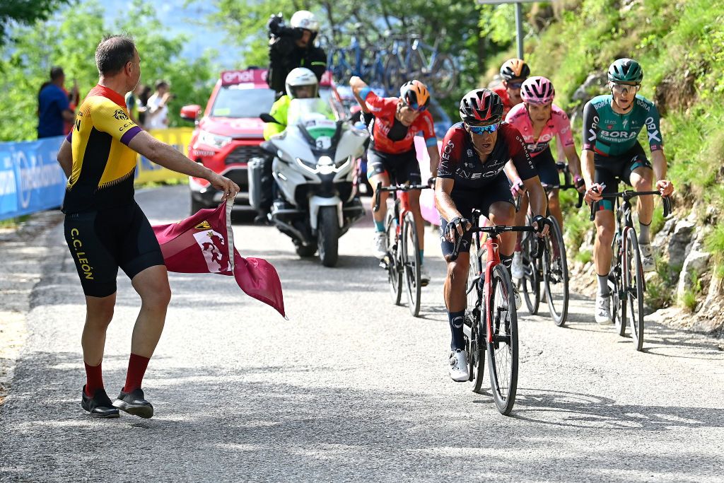 UNSPECIFIED, ITALY - MAY 25: <<enter caption here>> during the 105th Giro d'Italia 2022, Stage X a X km stage from X to X / #Giro / #WorldTour / on May 25, 2022 in UNSPECIFIED, Italy. (Photo by Tim de Waele/Getty Images)