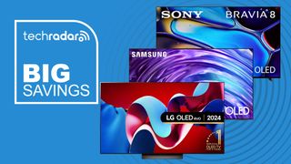 OLED TV deal image with LG C4, Samsung S95D and Sony Bravia 8 featured 