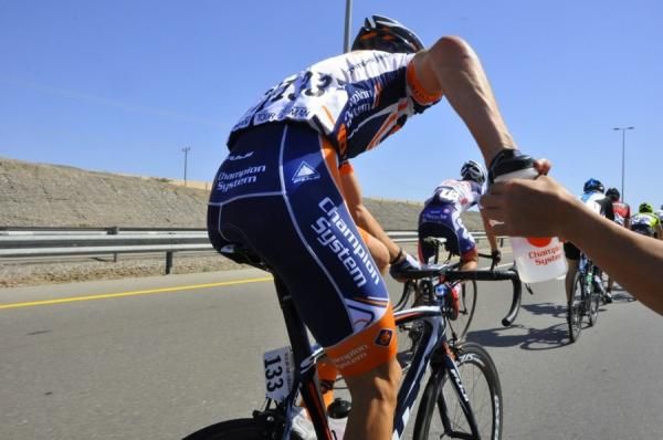 Will Clarke (Champion System) takes on some water