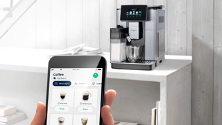 Currys coffee machine with app control