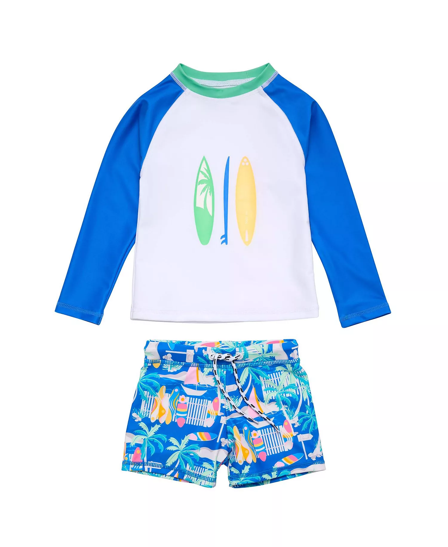 Boys' Breakwater Beach Ls Set - Little Kid