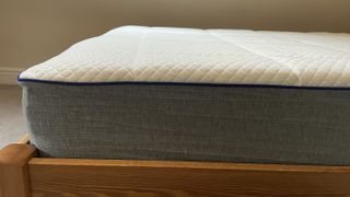 Image shows the Nectar Mattress with an uneven bottom corner