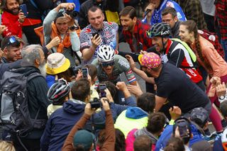 Giro dItalia 2022 105th Edition 20th stage Belluno Marmolada 168km 28052022 Mathieu Van Der Poel NED Alpecin Fenix photo Ilario BiondiSprintCyclingAgency2022