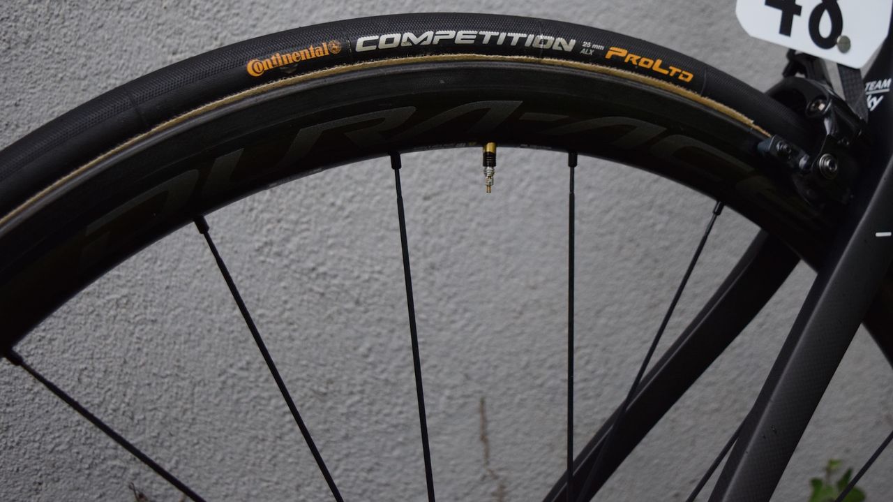 Subtle decals give Dura-Ace 9100 series components a stealthy look, which may not be to everyone's tastes