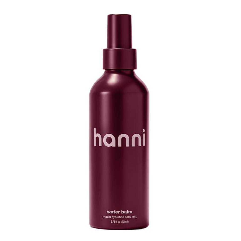 Hanni Water Balm Hydrating Body Mist, Moisturizer Spray With Hyaluronic Acid for All Skin Types, Lotion Replacement, 200 Ml / 6.76 Fl Oz